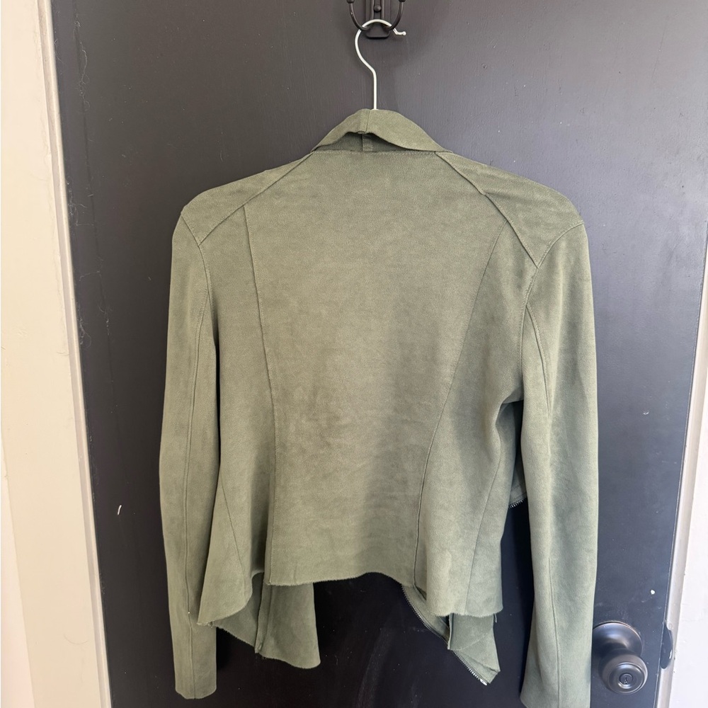 Blank NYC Sage Green Faux Suede Jacket - Picture 4 of 6